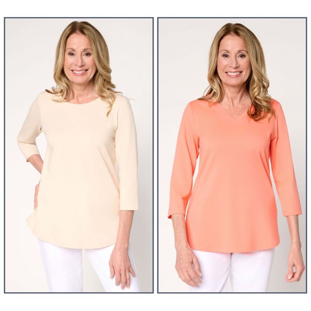 Belle by Kim Gravel Women's Top Sz M Make Your Selection: White